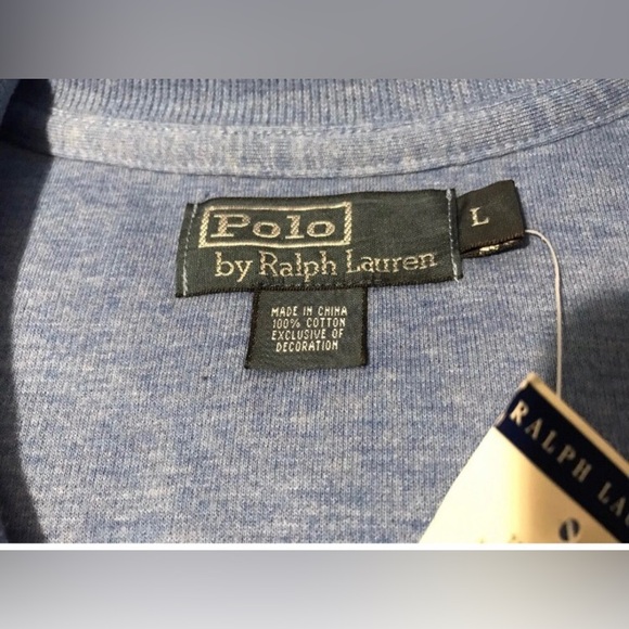 Vintage Polo Ralph Lauren Blue 1/2 Zip Sweater L Beach Pwing stadium Cp Bear Usa